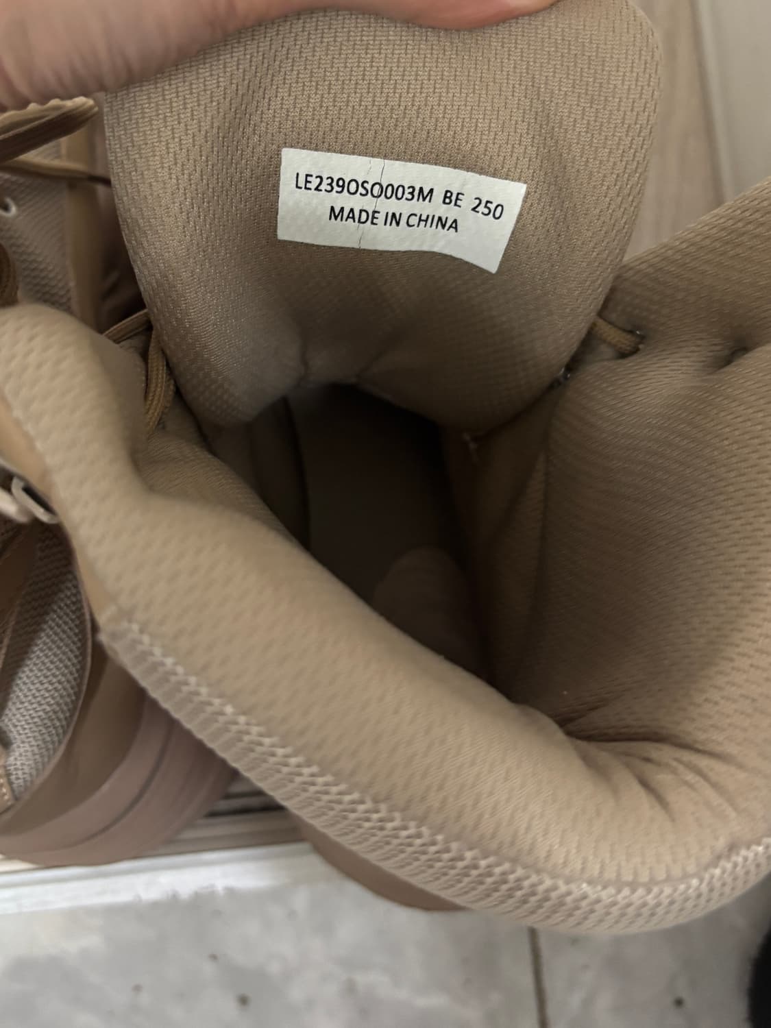 yeel PLATFORM BOOTS SNEAKERS BEIGE  상품이미지3