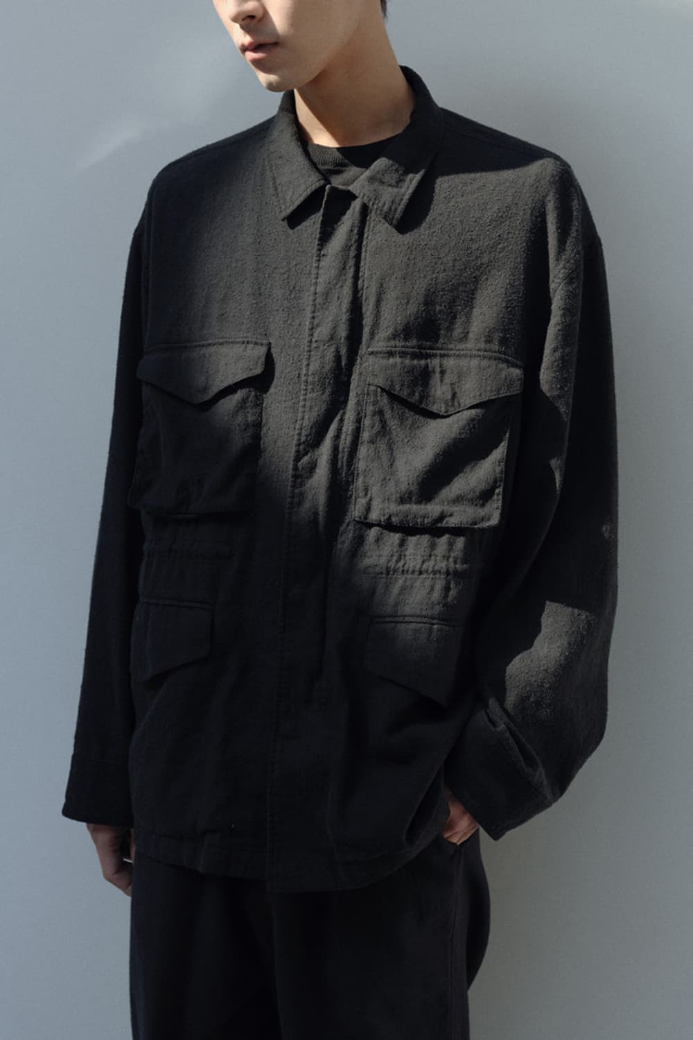 [3] 스틸네스 m51 bdu 필드 자켓 셔츠 블랙 상품이미지3