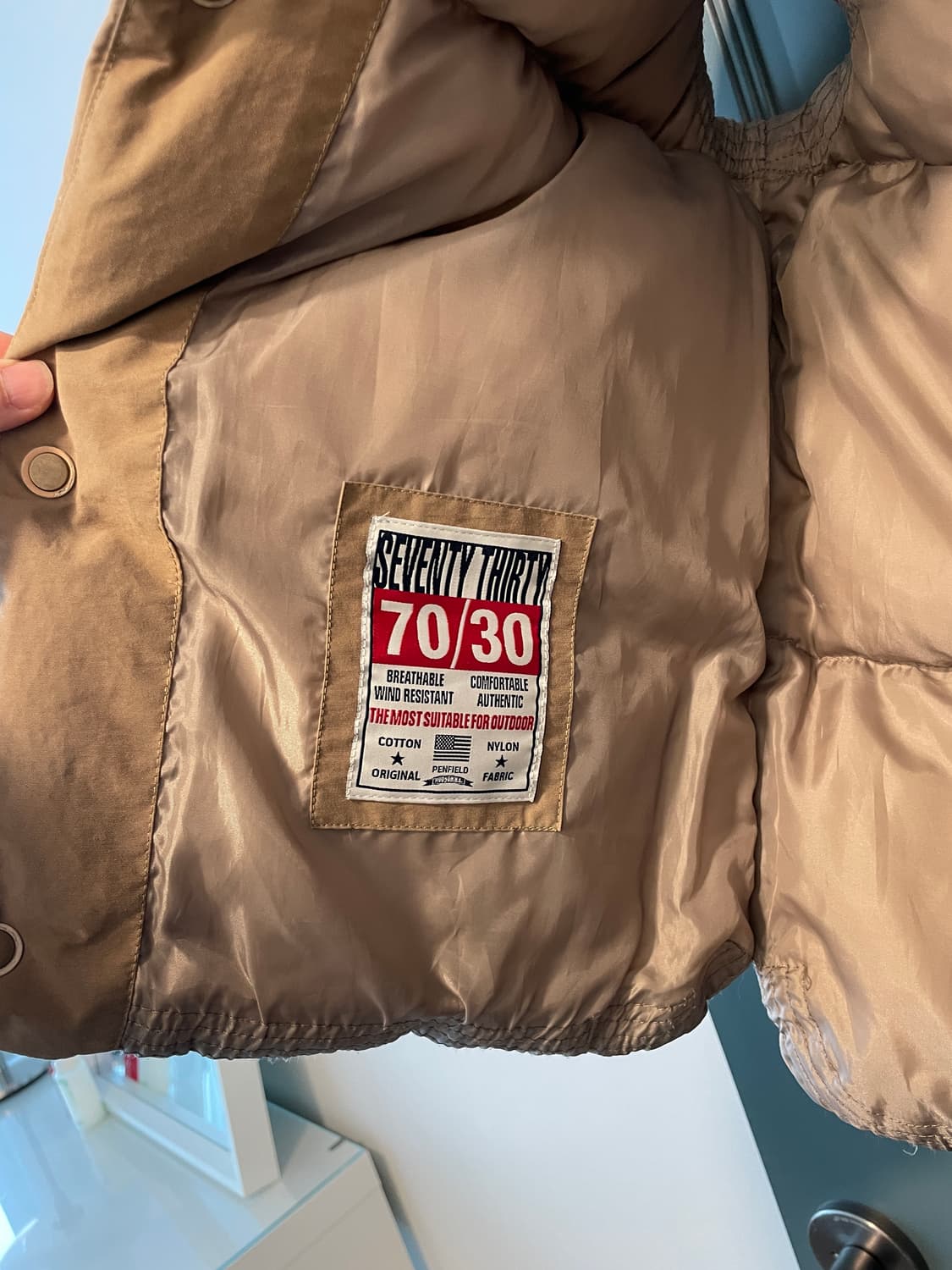 펜필드 덕다운 패딩조끼 상품이미지5