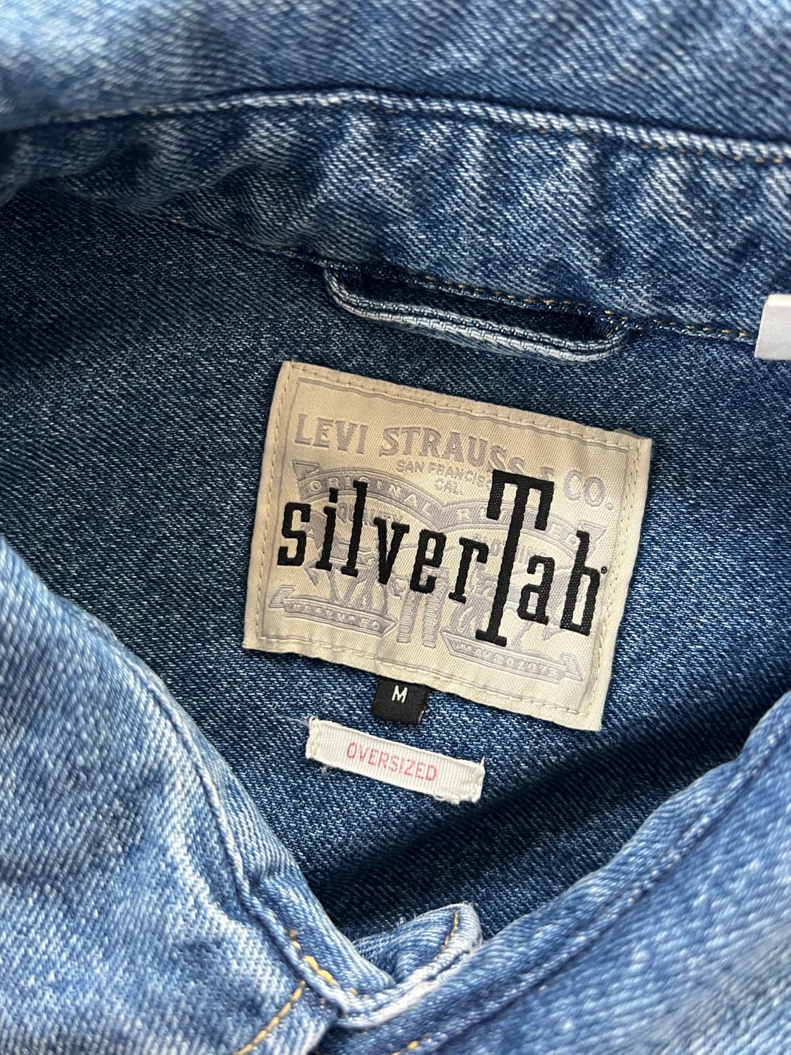 Levis Silver Tab 리바이스 실버탭 오버핏 데님 셔츠 상품이미지6