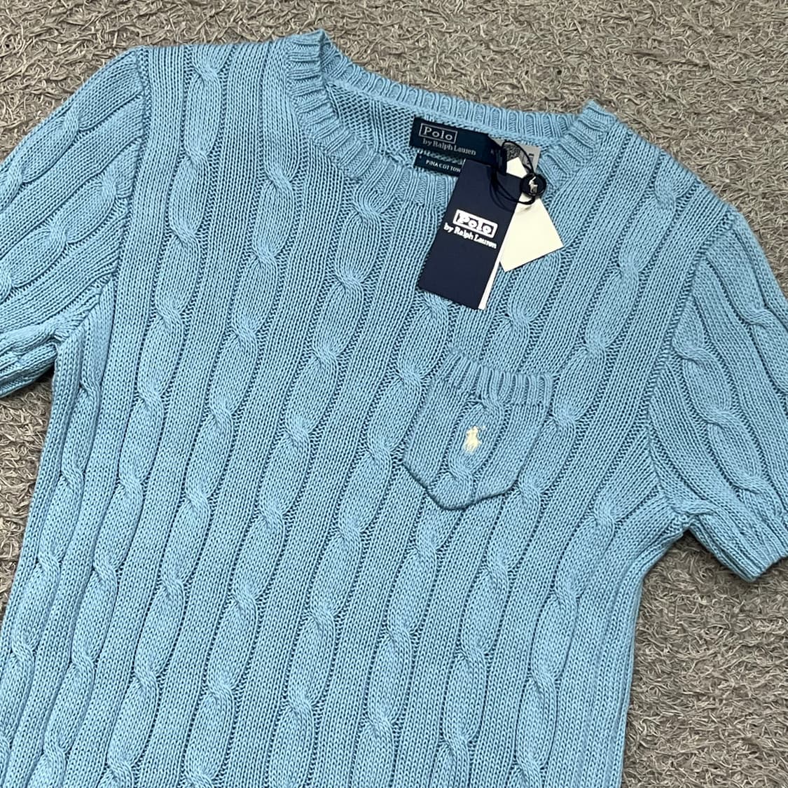 [95] 폴로 랄프로렌 신형 반팔 니트 (새상품) 상품이미지1