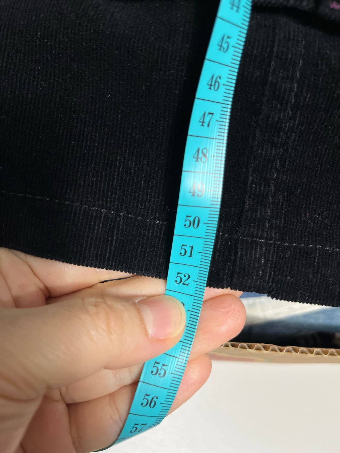 시마론 검정 코듀로이 미니스커트 새상품 27 상품이미지4