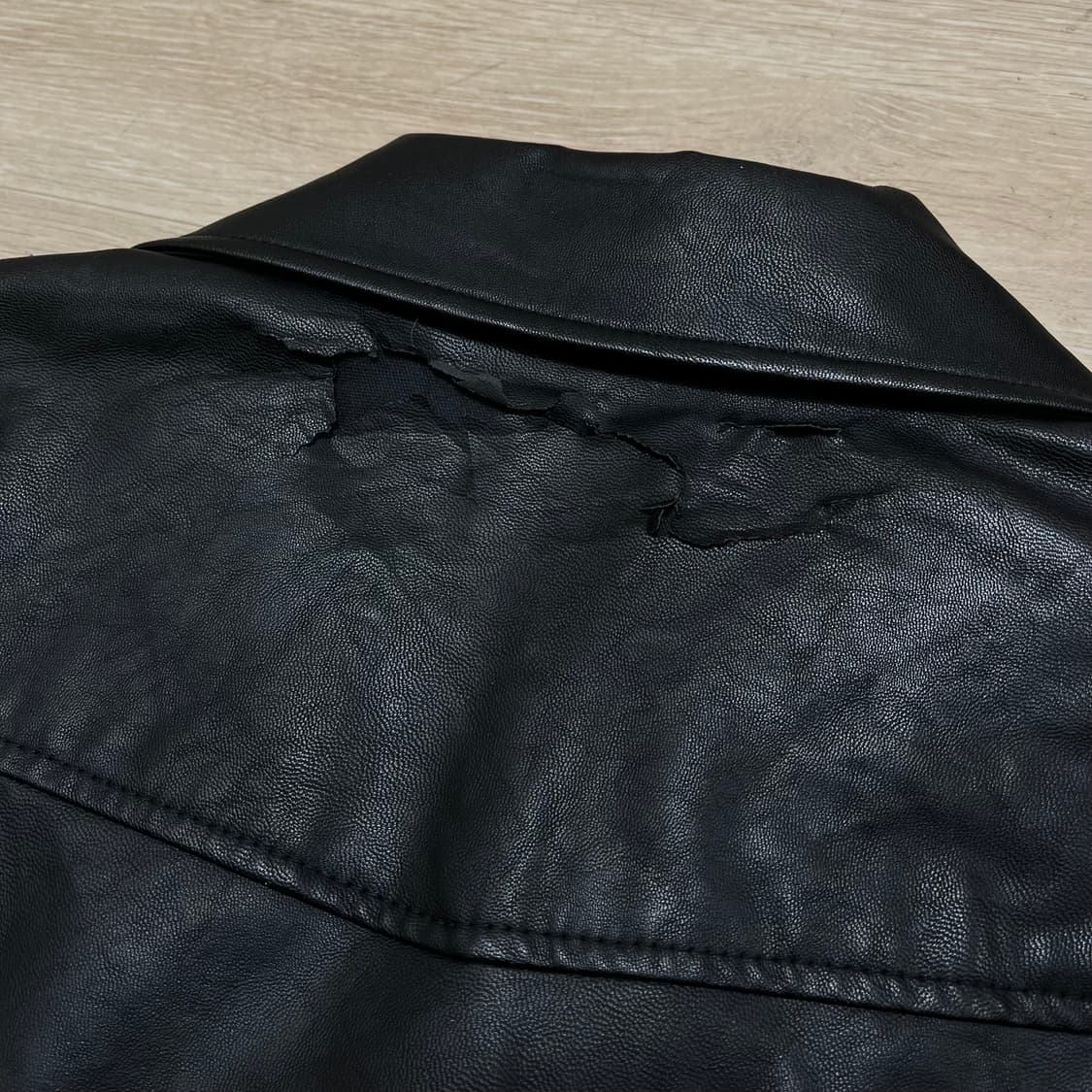 유니클로 레더 라이더 가죽 자켓 M/95 상품이미지9