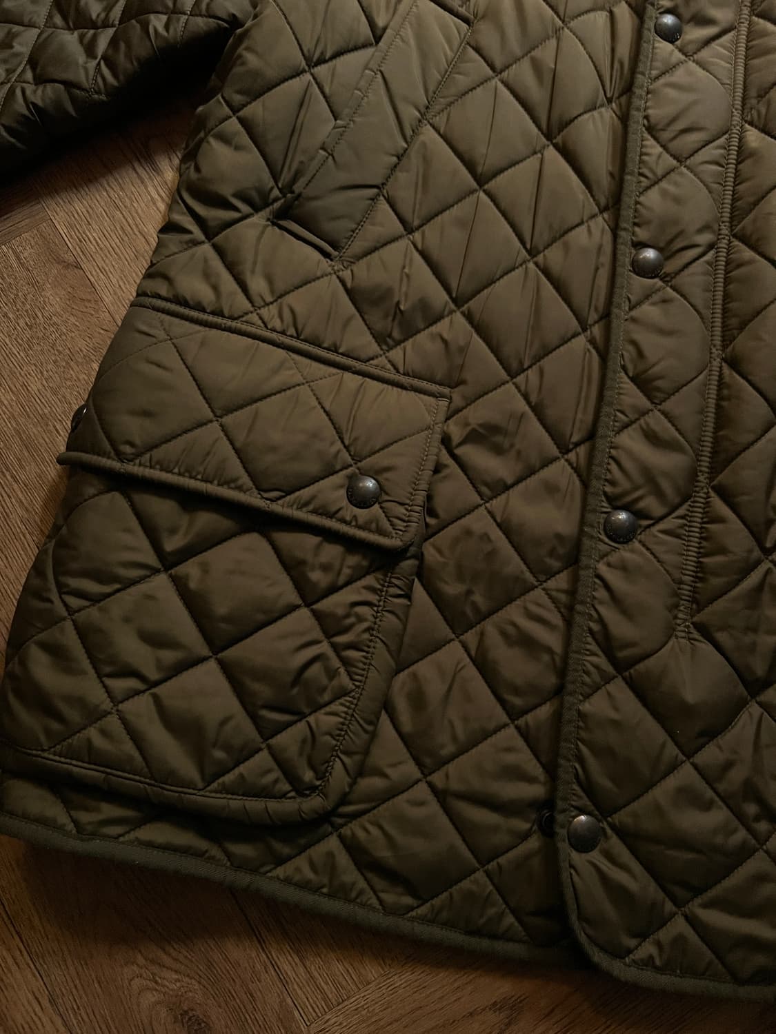 [L]폴로 랄프로렌 클래식 카키 퀼팅 헌팅 자켓 상품이미지6