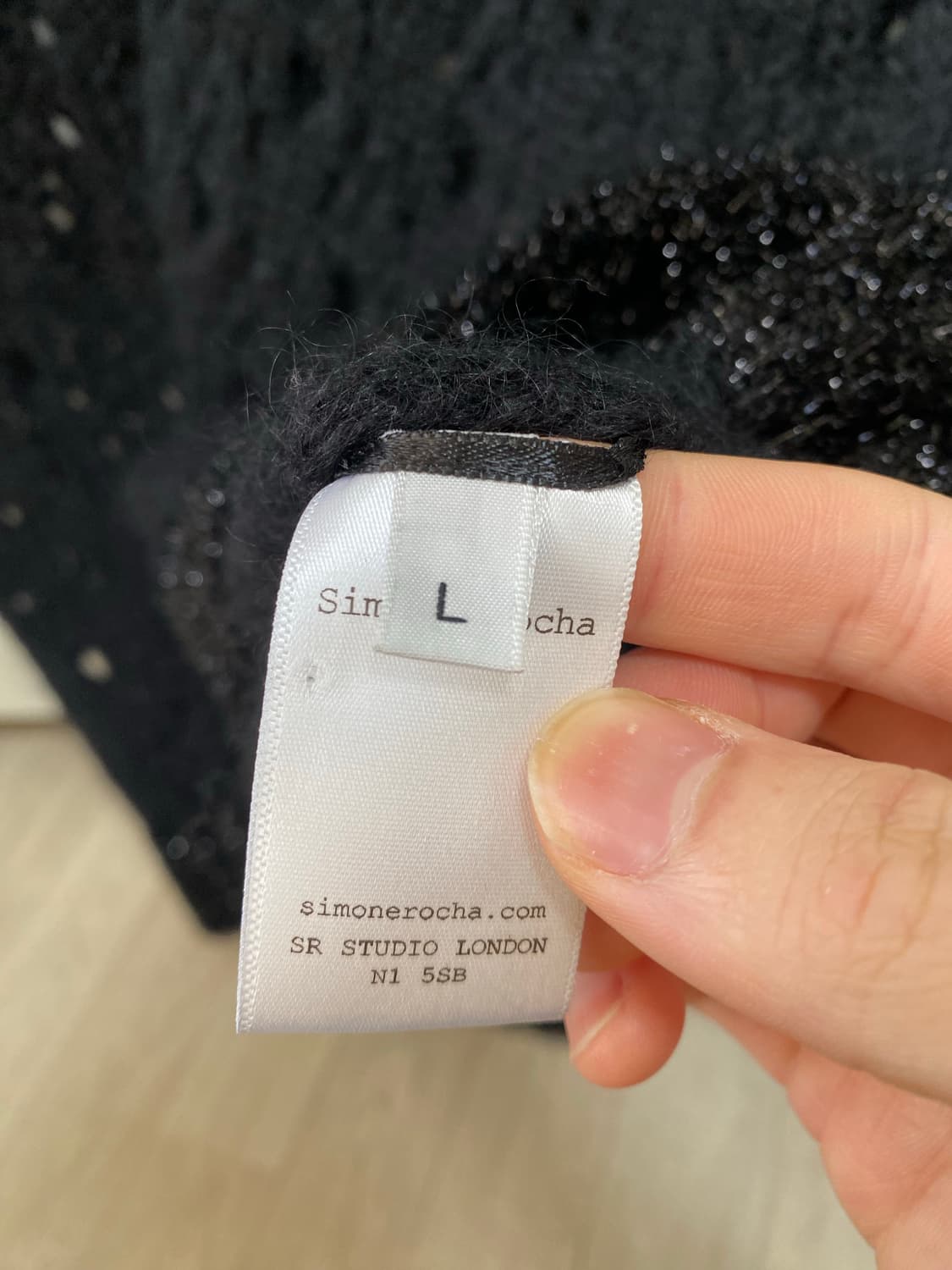 시몬로샤 테슬 모헤어 니트 상품이미지5