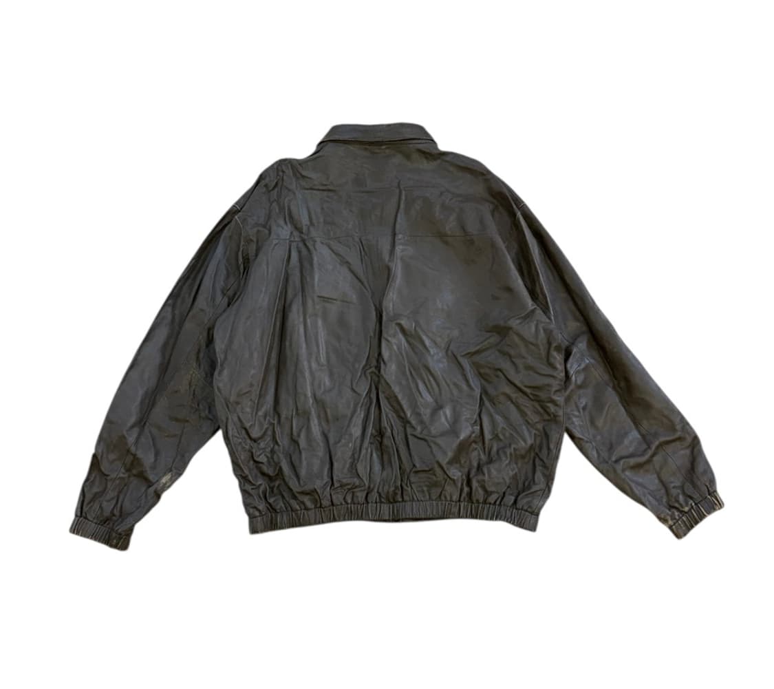 폴로 랄프 로렌 90‘s 일경물산 쉽스킨 레더 스윙톱 자켓 상품이미지2