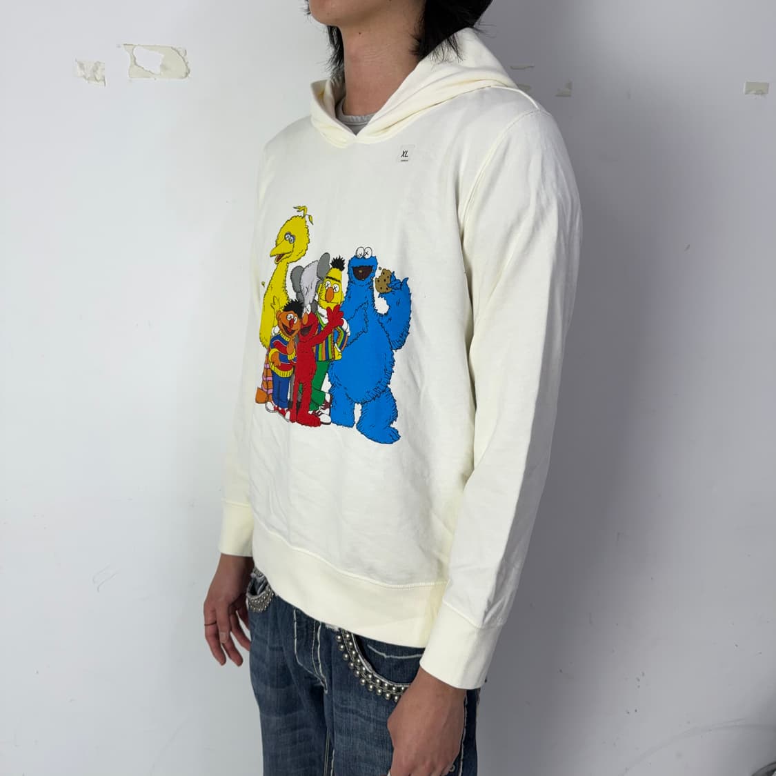 Kaws x uniqlo x 세사미스트리트 후드티(새상품)  상품이미지2