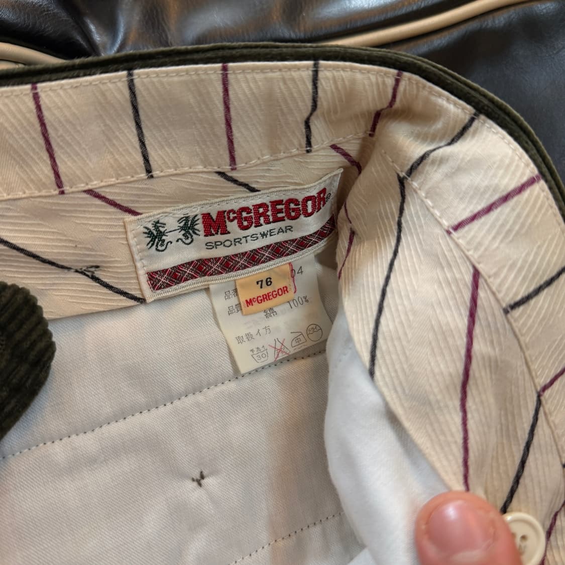 맥그리거 코듀로이 팬츠 28 29 클래식 핏 상품이미지6