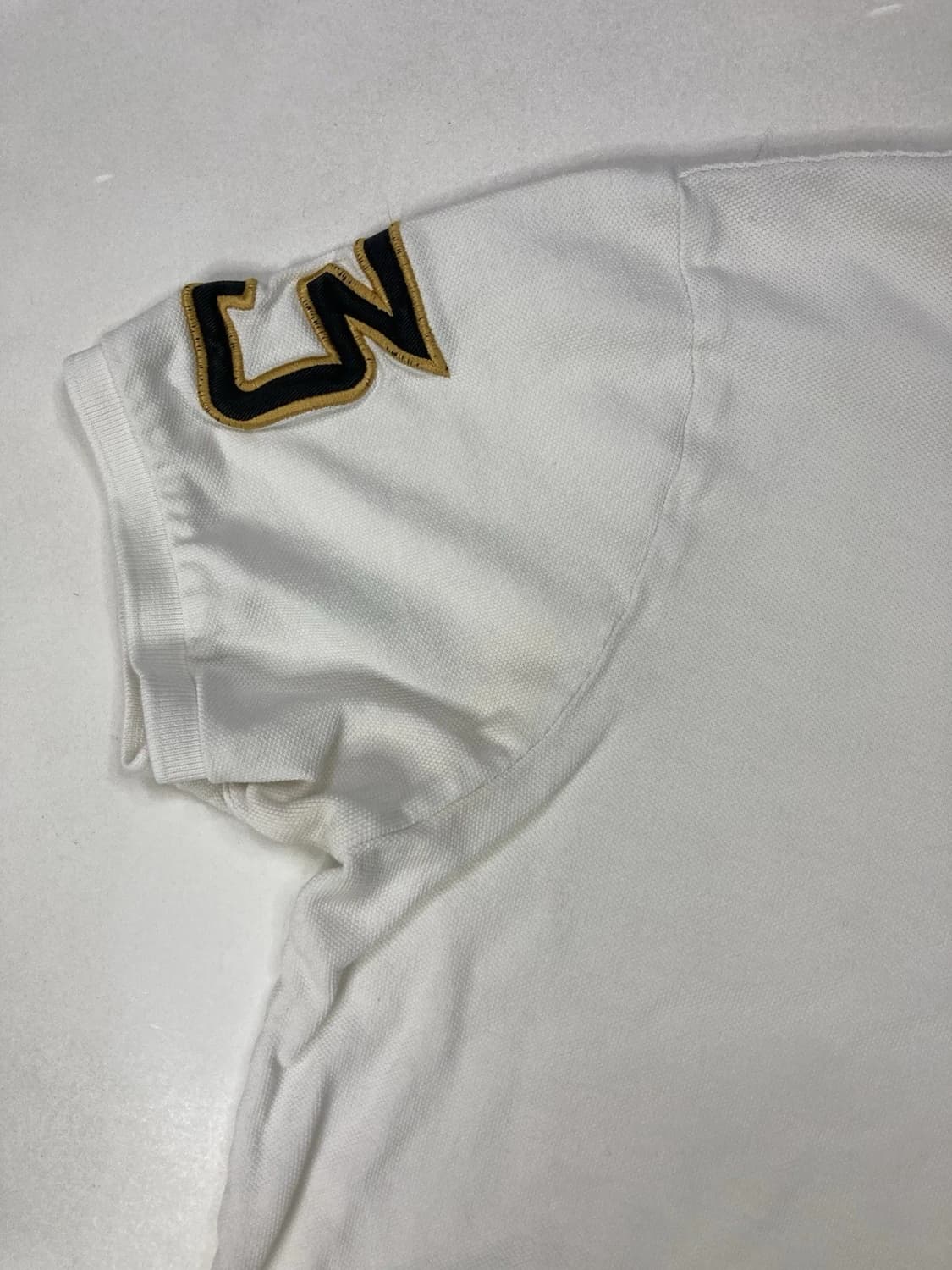 폴로 랄프로렌 빅포니 메시 카라티 화이트 블랙 상품이미지4