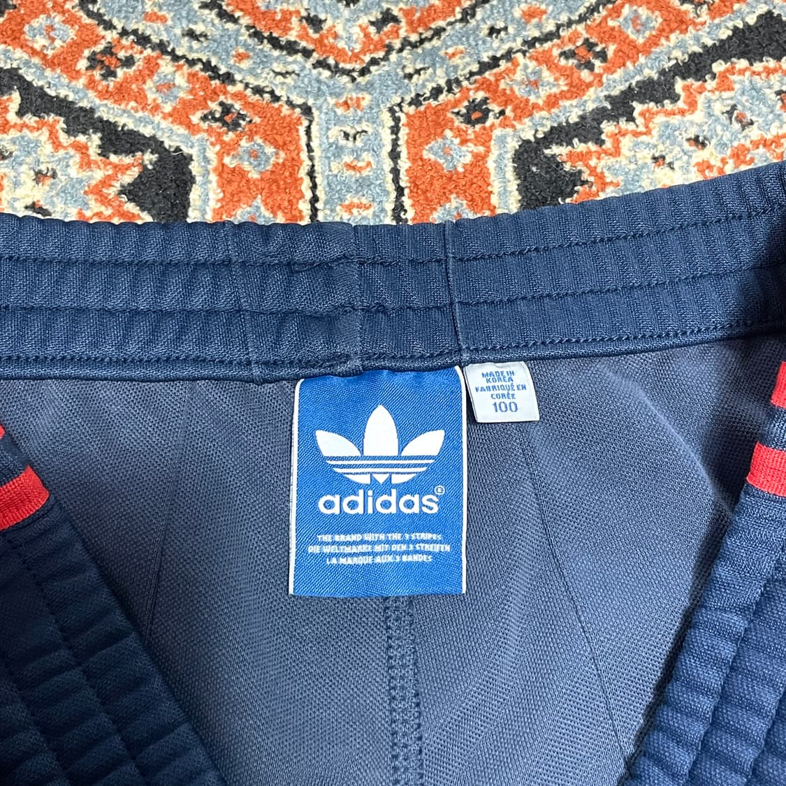 아디다스 삼선 네이비 유로파 트랙팬츠 여성100 상품이미지3