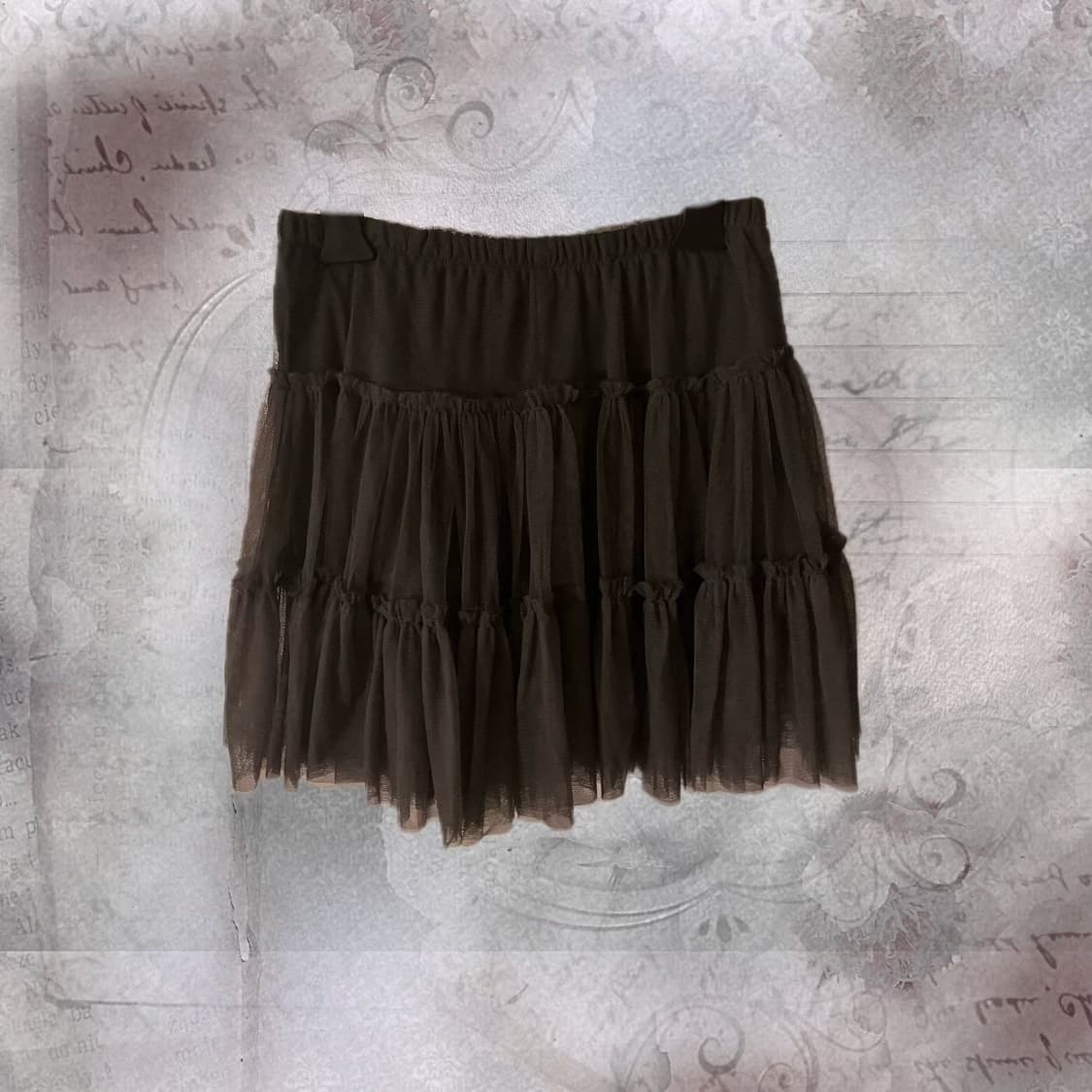 빈티지 레이스 레이어드 스커트 상품이미지1