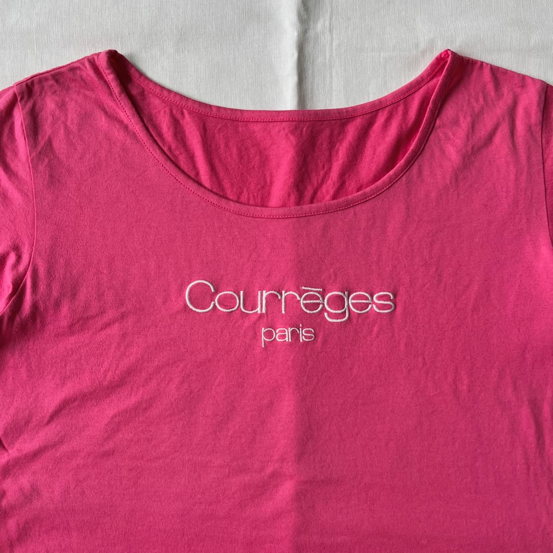COURREGES pink t-shirt 상품이미지5