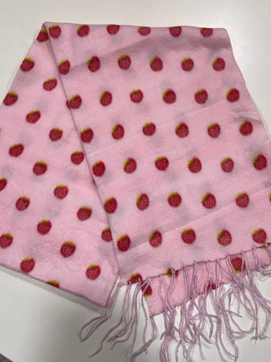 딸기우유 머플러 히메갸루 빈티지 목도리 상품이미지3