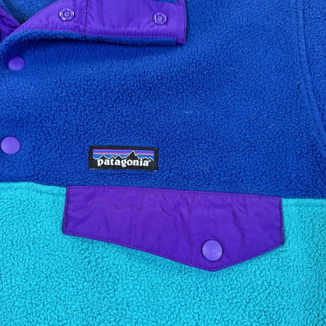 10s 파타고니아 신칠라 스냅-T 블루/민트/퍼플 상품이미지3