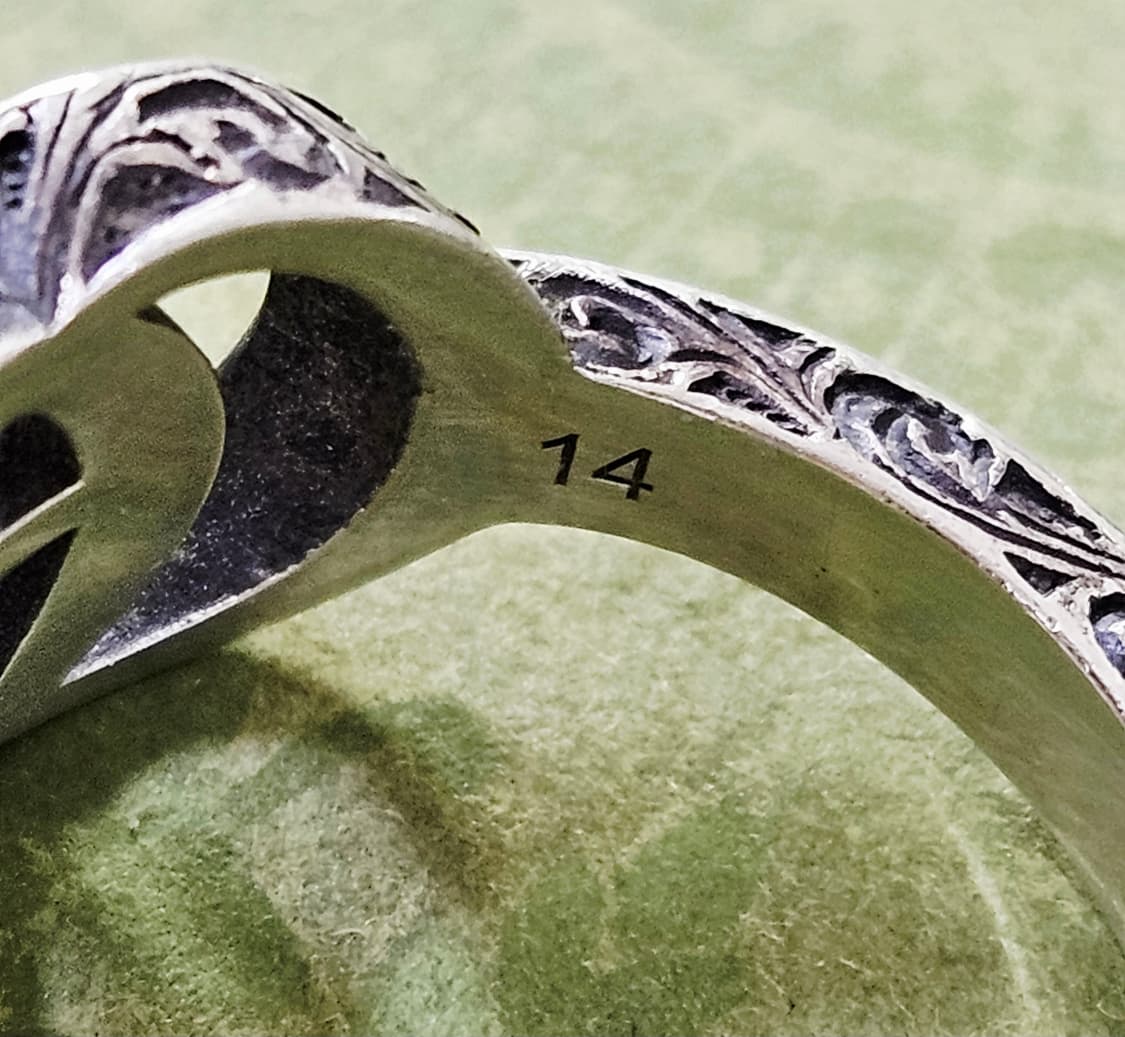 [상태최상] 구찌 GG 마몽 키 925 실버 반지 14호 [정품/풀박스] 상품이미지3