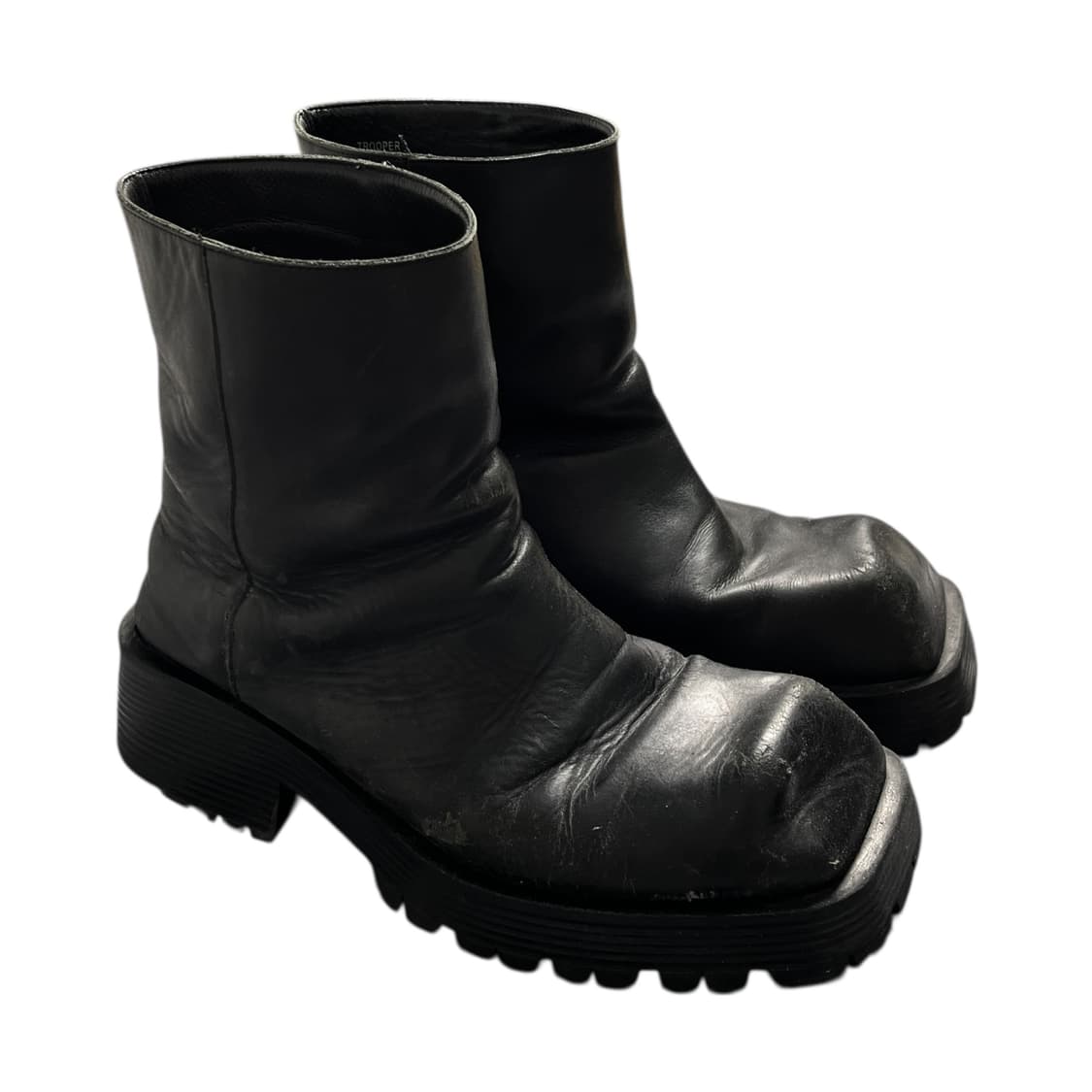 발렌시아가 트루퍼 레더 부츠 42 상품이미지1