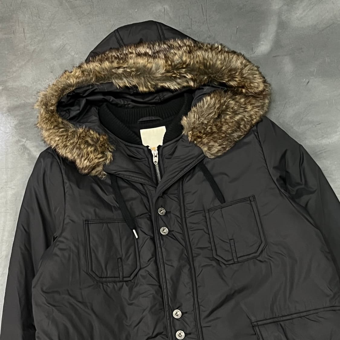  디젤 레이어드 퍼 후드 패딩 y14513 상품이미지3