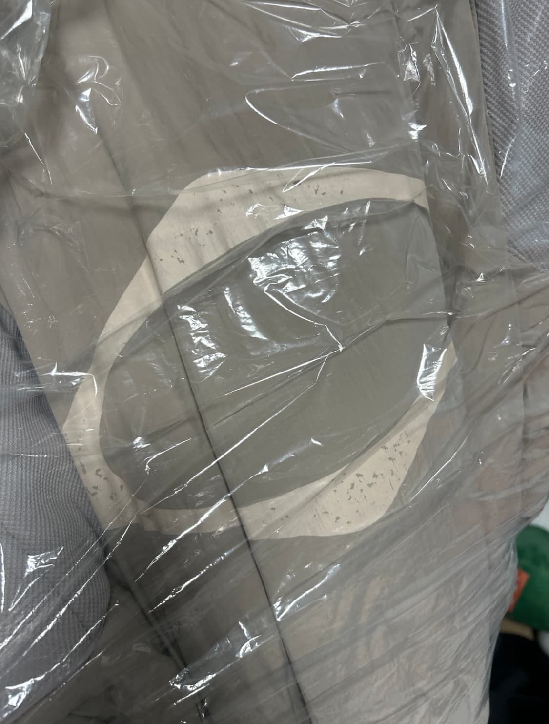 미스치프 롬버스 팀 다운 자켓 베이지 패딩M 상품이미지3