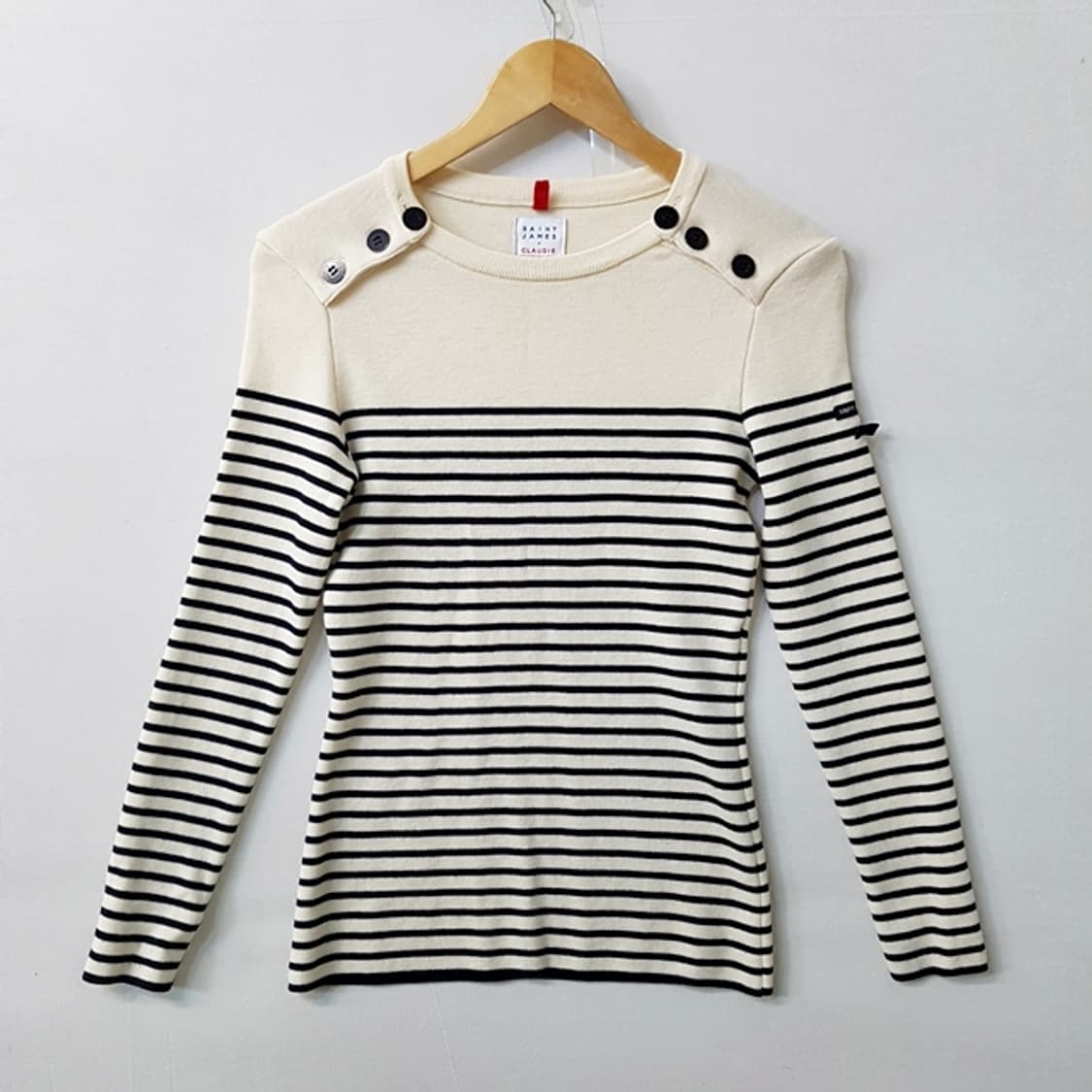 Saint James x CLAUDIE PIERLOT 울 니트 티셔츠 상품이미지1