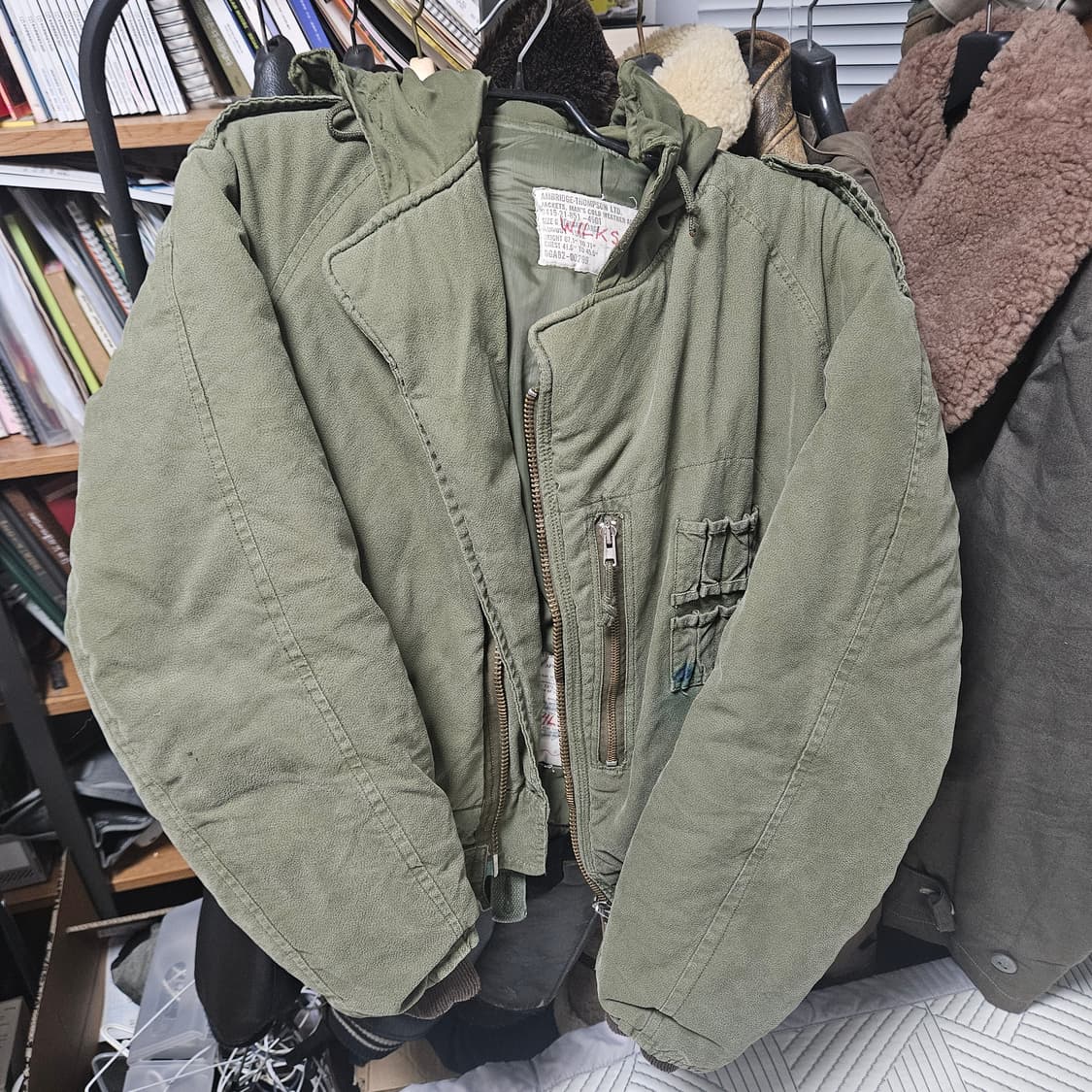 80년대 캐나다군 탱커자켓 L/R 상품이미지6