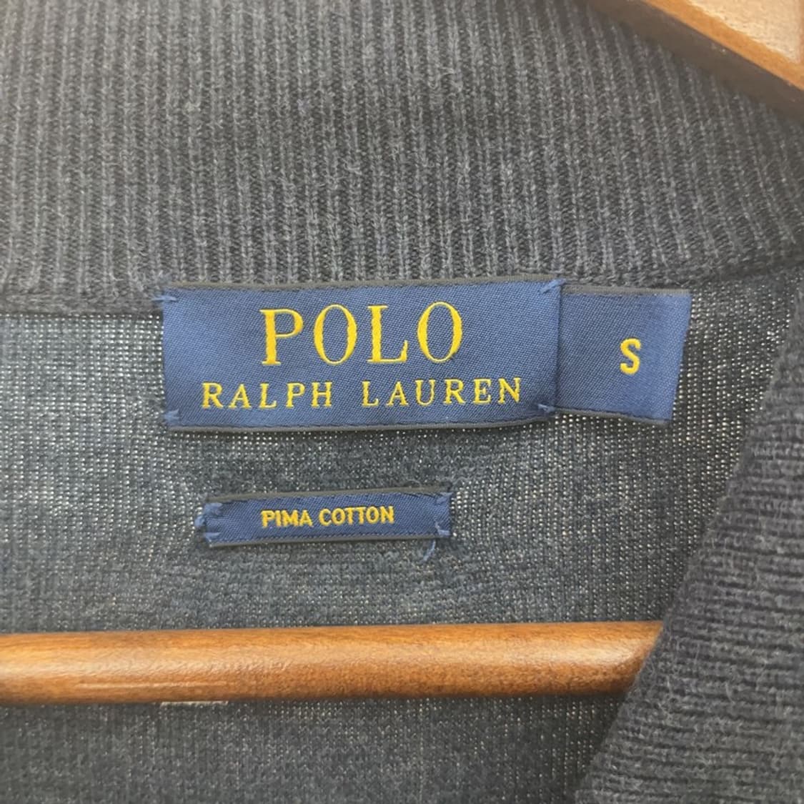 폴로 랄프로렌 모던 캐주얼 피마코튼 니트 집업 가디건 S C08918 상품이미지5