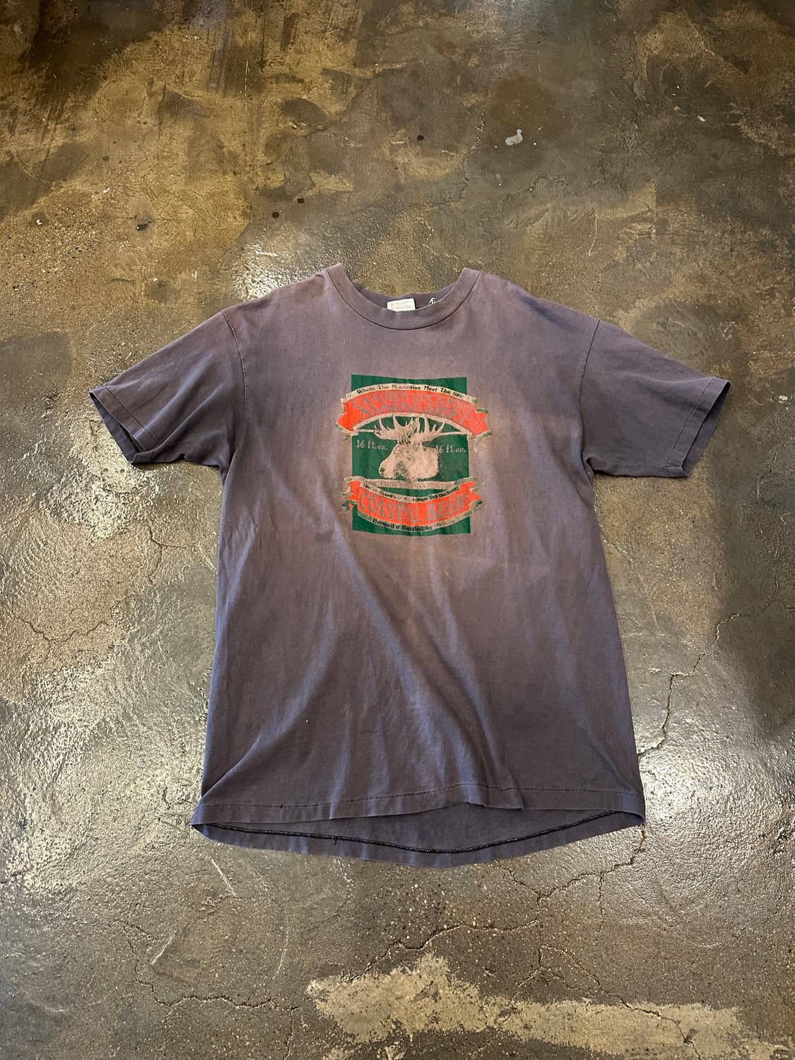 90s Hanes Made In USA 헤인즈 페이딩 반팔티 XL 상품이미지1