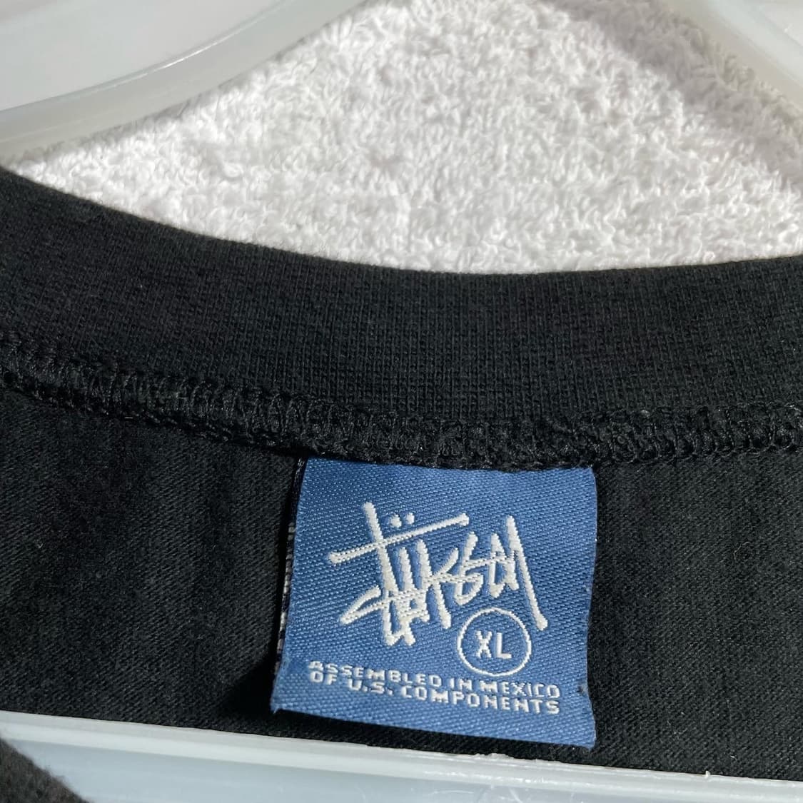 90년대 STUSSY 스투시 VVS스탁로고 티셔츠 상품이미지7