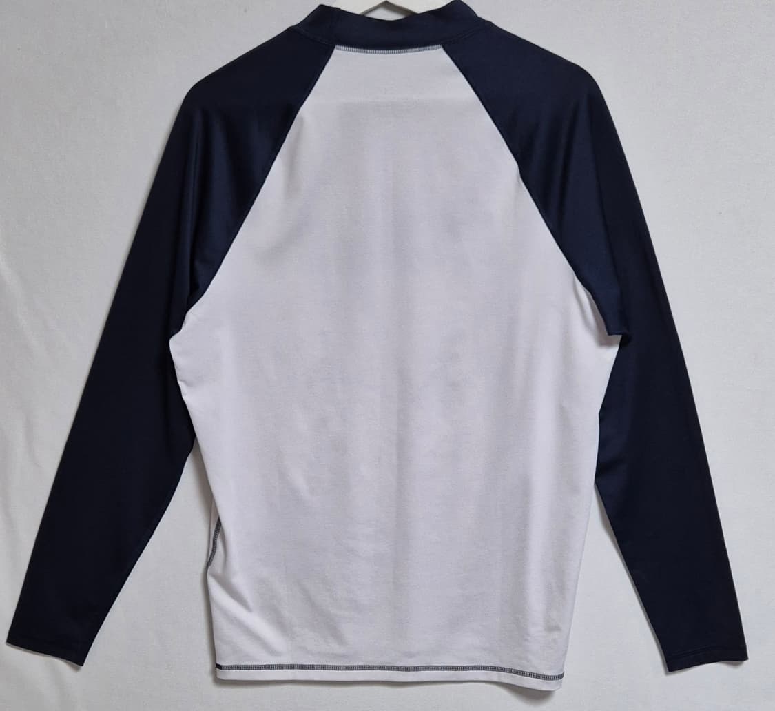 L ) 디키즈 화이트+네이비 나그랑 래쉬가드 수영복 상품이미지2