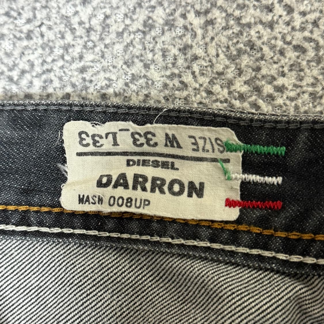 디젤 흑청 데님 33 상품이미지7
