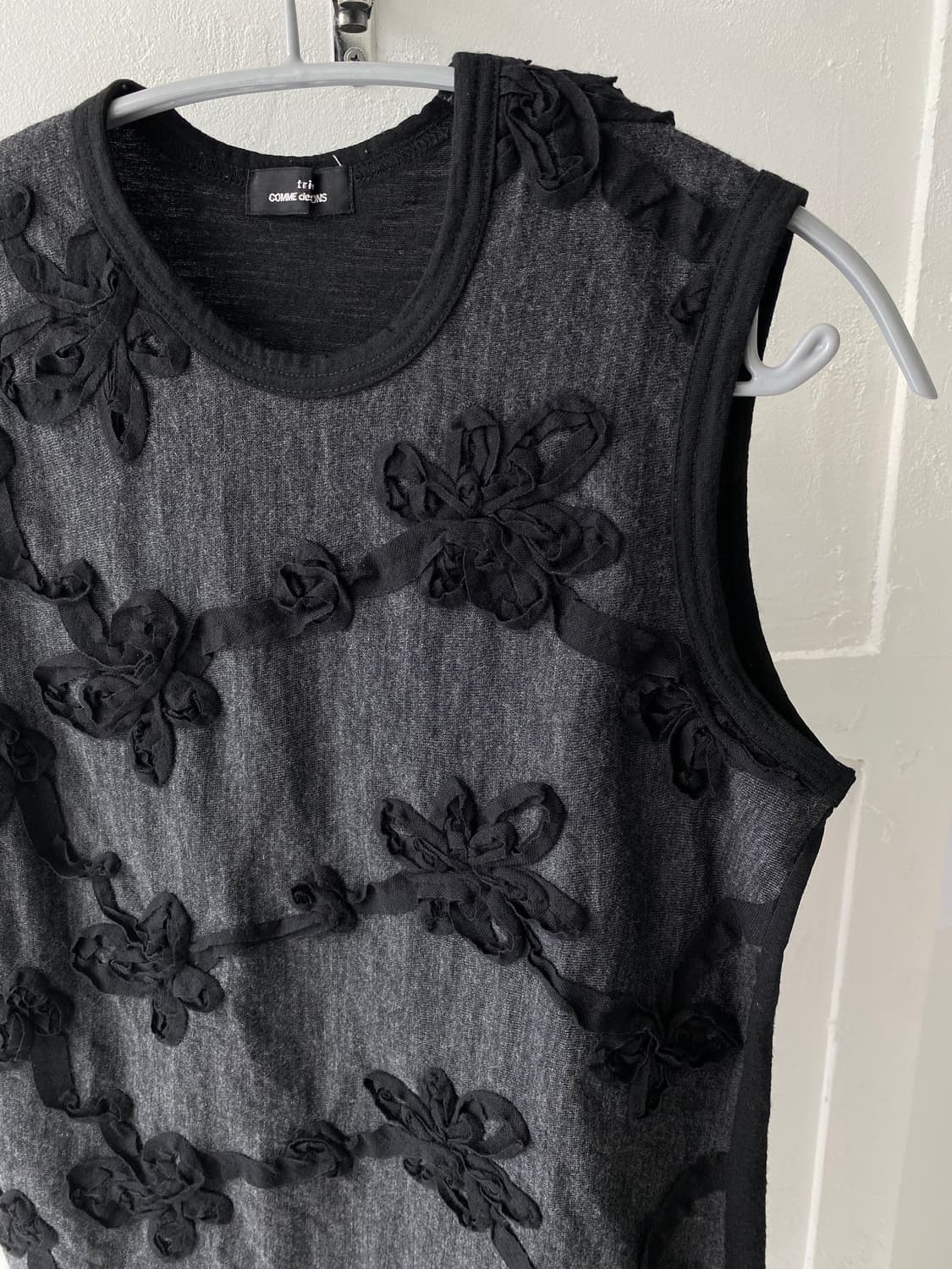 [Comme des garcons tricot] 플라워 슬리브리스 상품이미지3