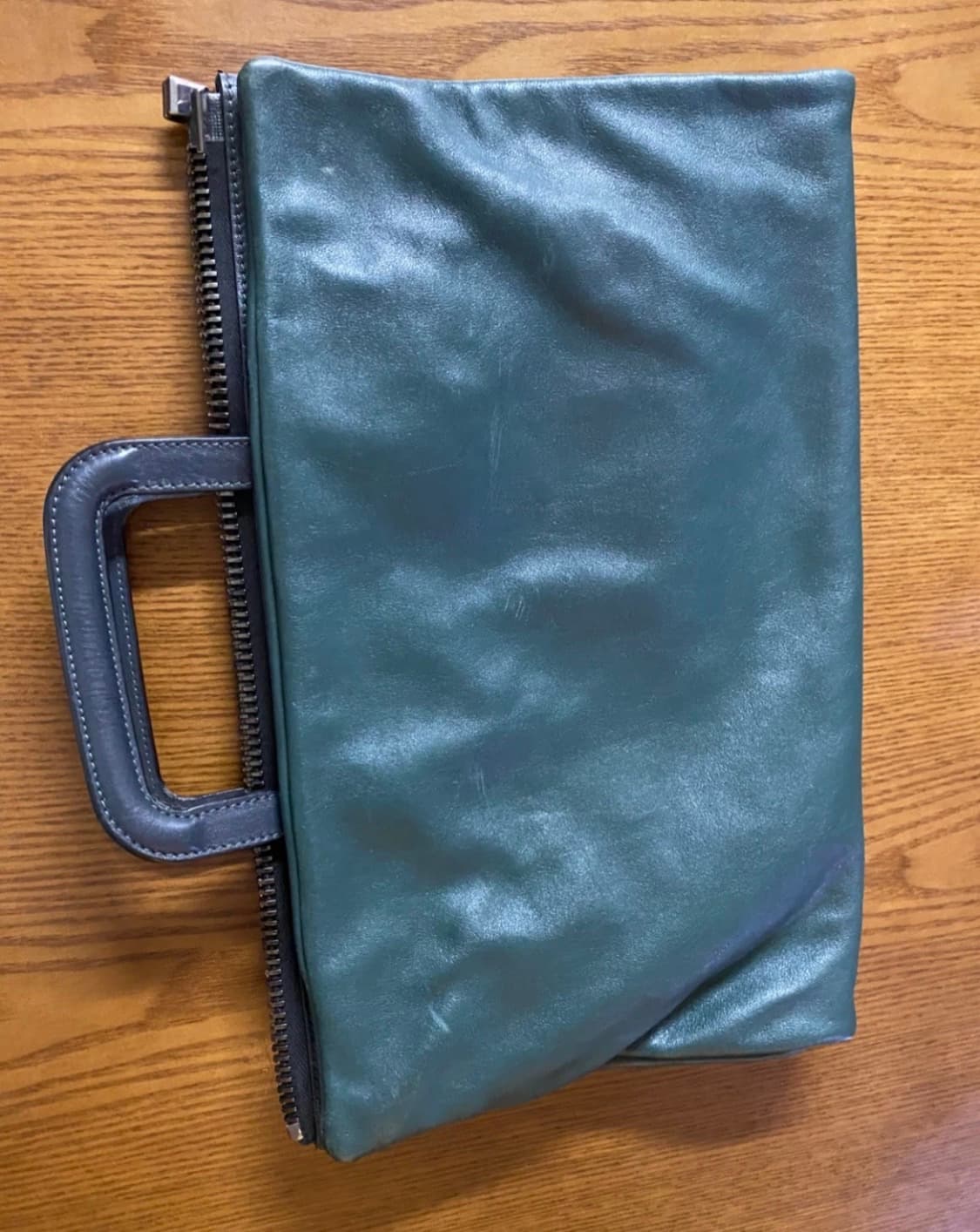 발렌티노 가라바니 투톤 레더 핸들 클러치 2way 백 상품이미지4