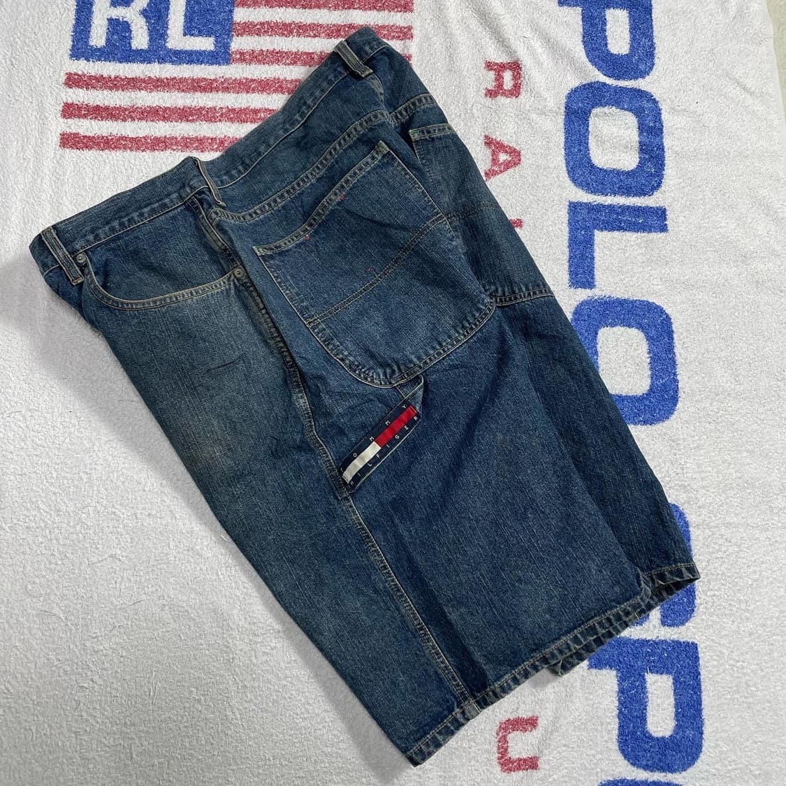 90년대 타미 카펜터 데님 쇼트 상품이미지4