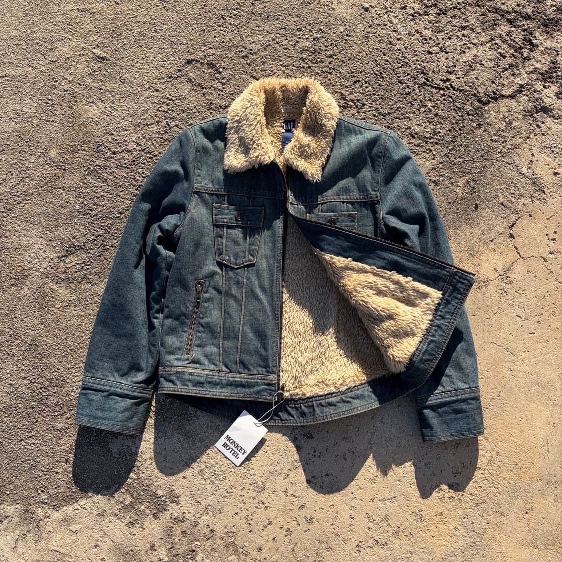 GAP 갭 빈티지 쉐르파 데님자켓 M 상품이미지6