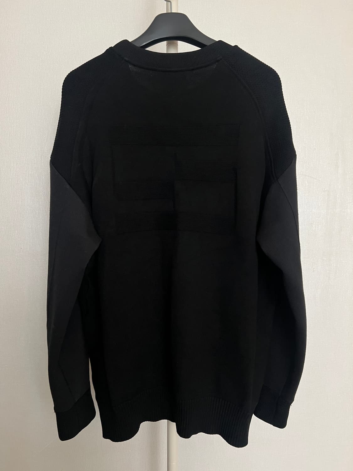 시스템옴므 오버핏 맨투맨 블랙 (105) 상품이미지2