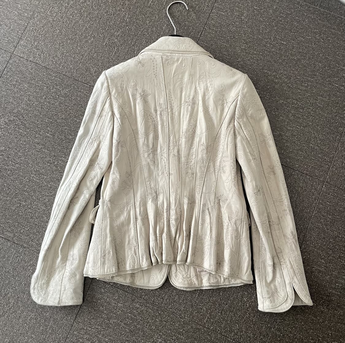 pierre cardin embroidered leather jacket 상품이미지6