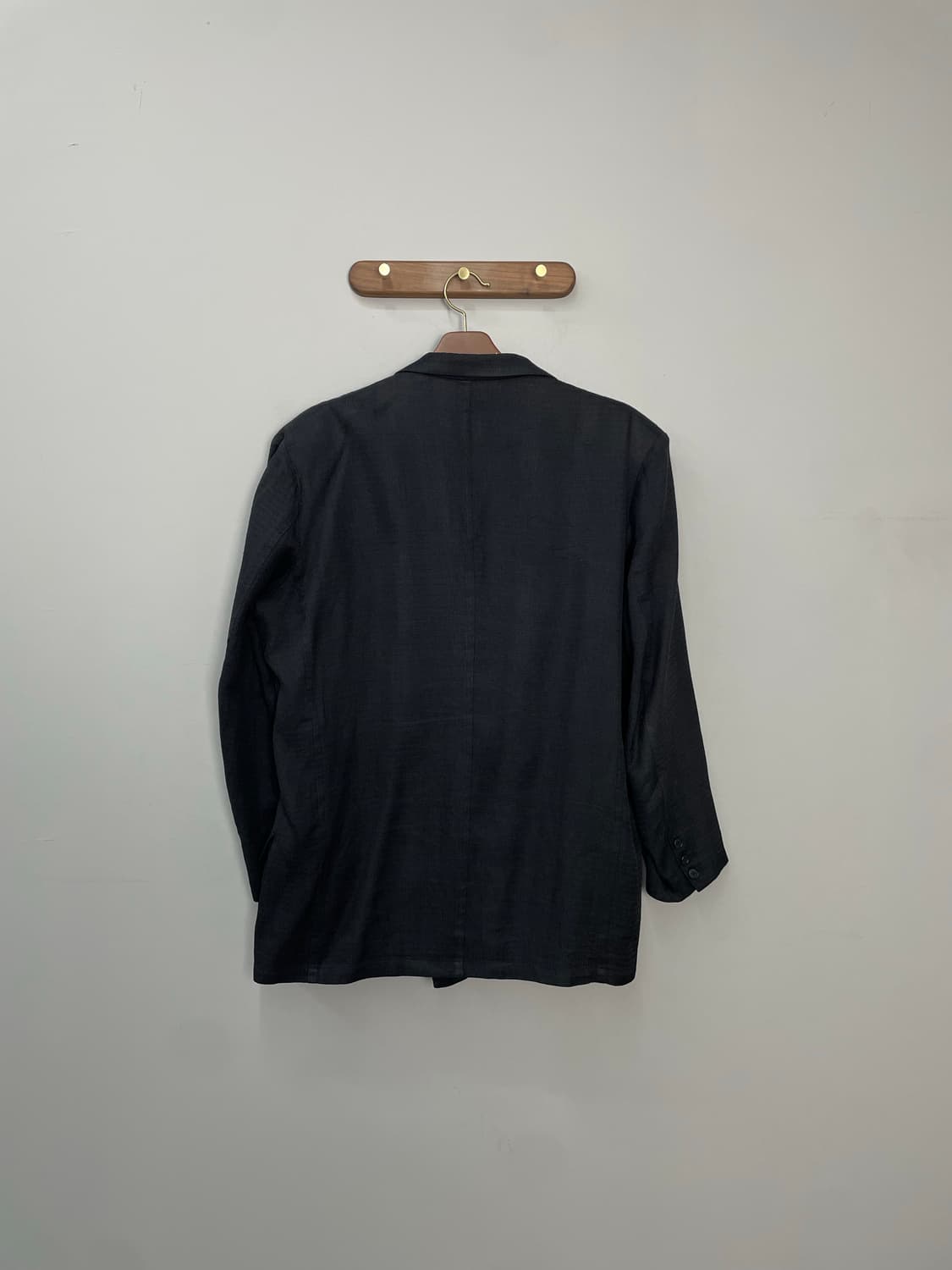 요지 야마모토 블랙 블레이저 H1680 상품이미지4