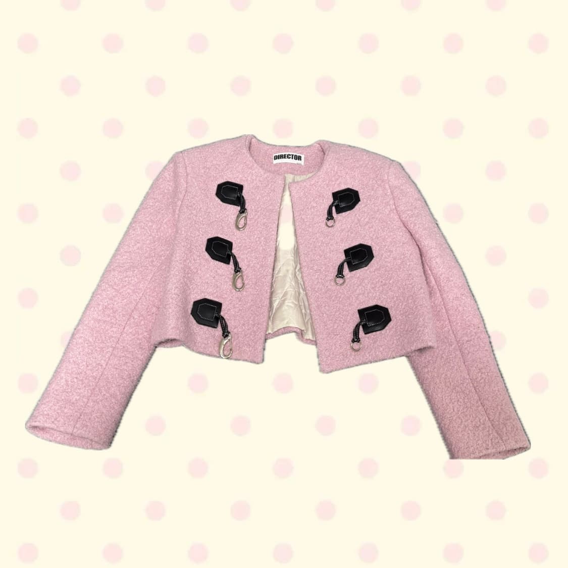 릿킴 핑크 자켓 EMILY TERRY BUCKLE JACKET 상품이미지5