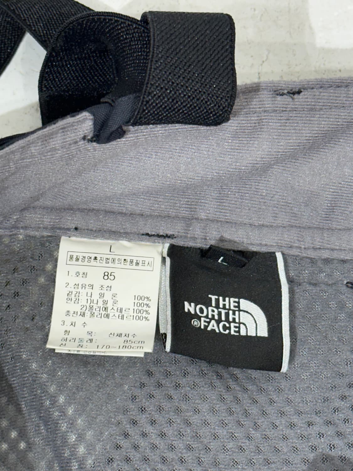 노스페이스 블랙 하이벤트 오버롤 와이드 트랙 팬츠 스키 팬츠 멜빵 바지 상품이미지7