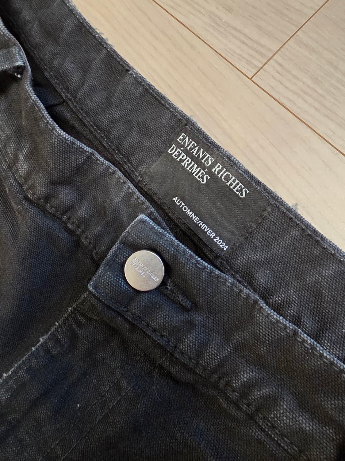 앙팡리쉬데프리메 ERD 스트레이트 디스트레스 더블니 카펜터 31 사이즈 상품이미지4