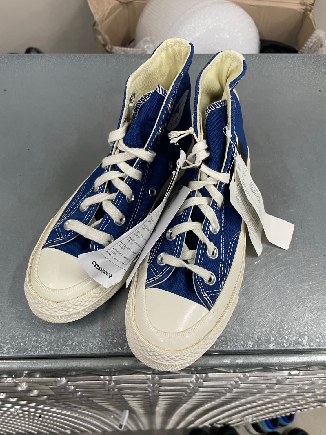 컨버스x꼼데 블루 하이 220 (박스x) (gr-4612) 상품이미지2