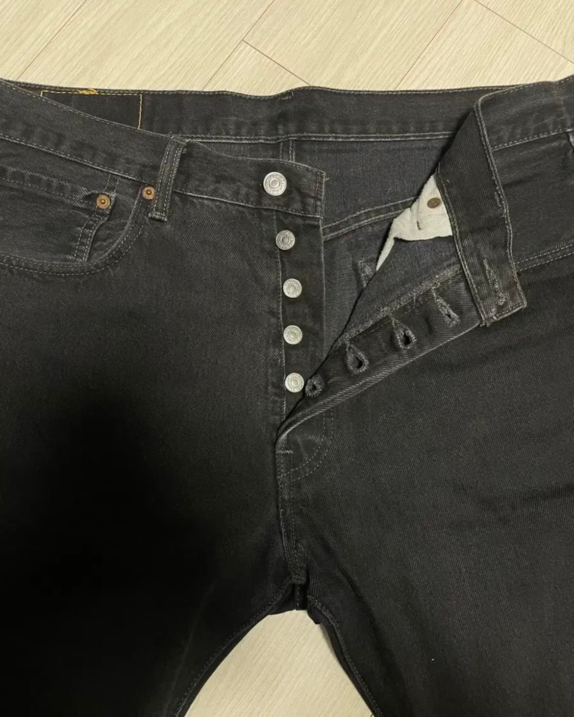 리바이스 501 흑청 34x34 상품이미지3