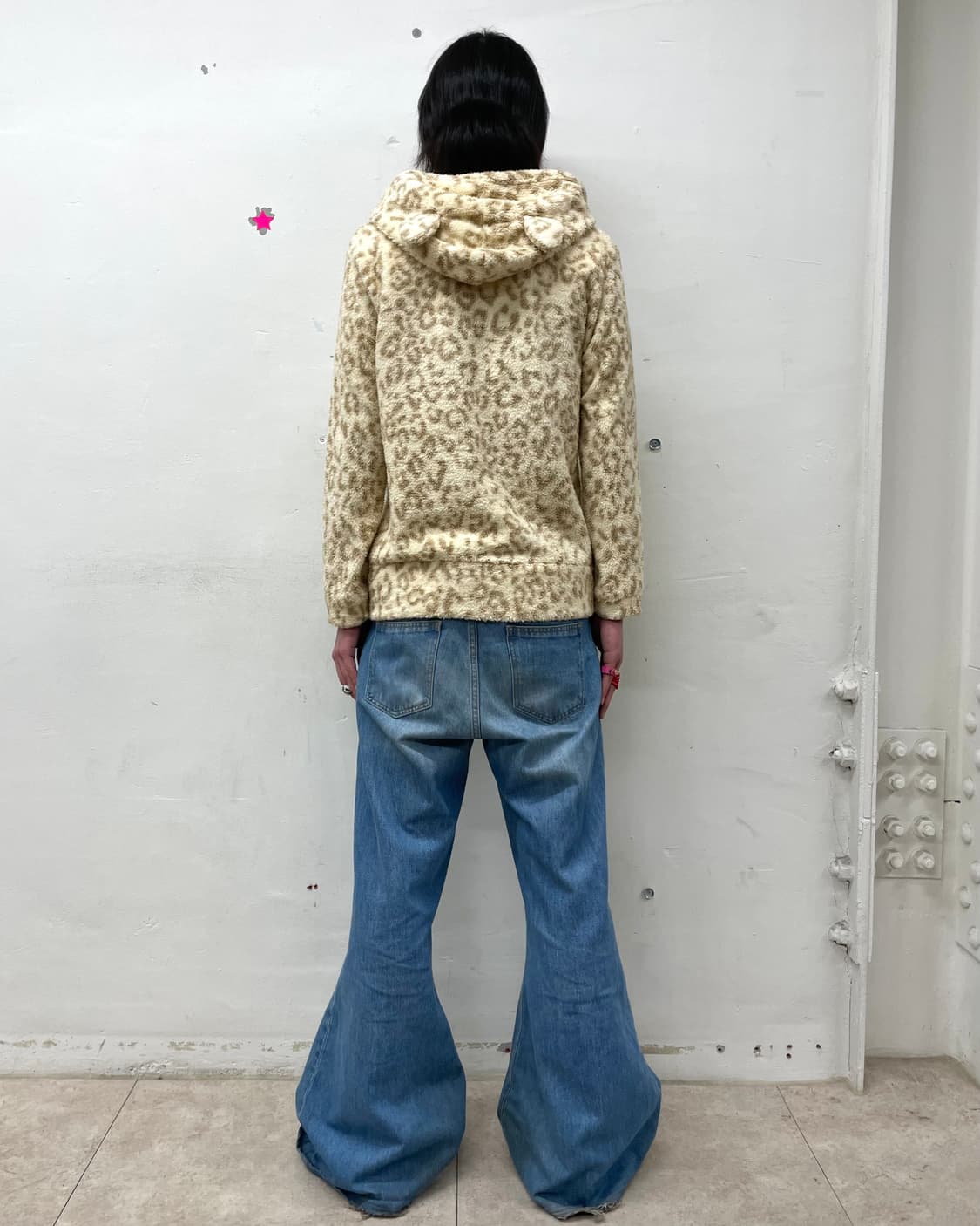 Leopard Ear Hoodie Hoodie Zip-Up  상품이미지6