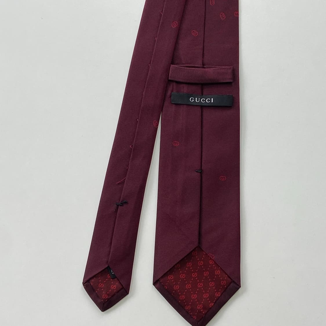 구찌(GUCCI)  명품 정품 모노그램 넥타이 8.2cm 상품이미지3
