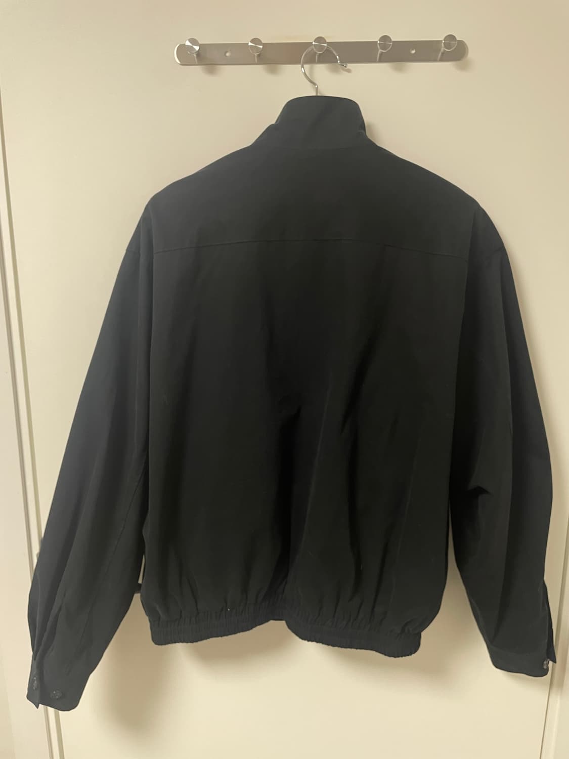 [5]브라운야드 스탠드 카라 블루종 블랙 상품이미지5