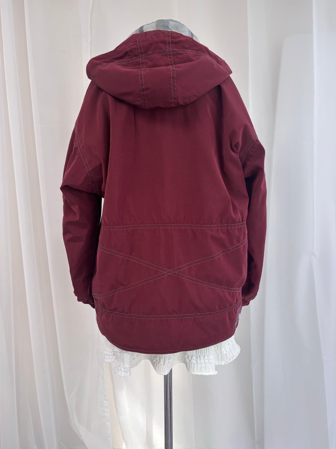 PINK TURN 플리스 이너 오버사이즈 아노락 상품이미지10