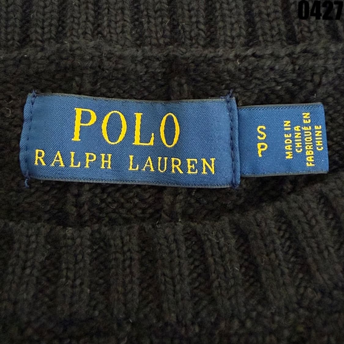 폴로 랄프로렌 블랙 니트 스웨터 S 0427 상품이미지4