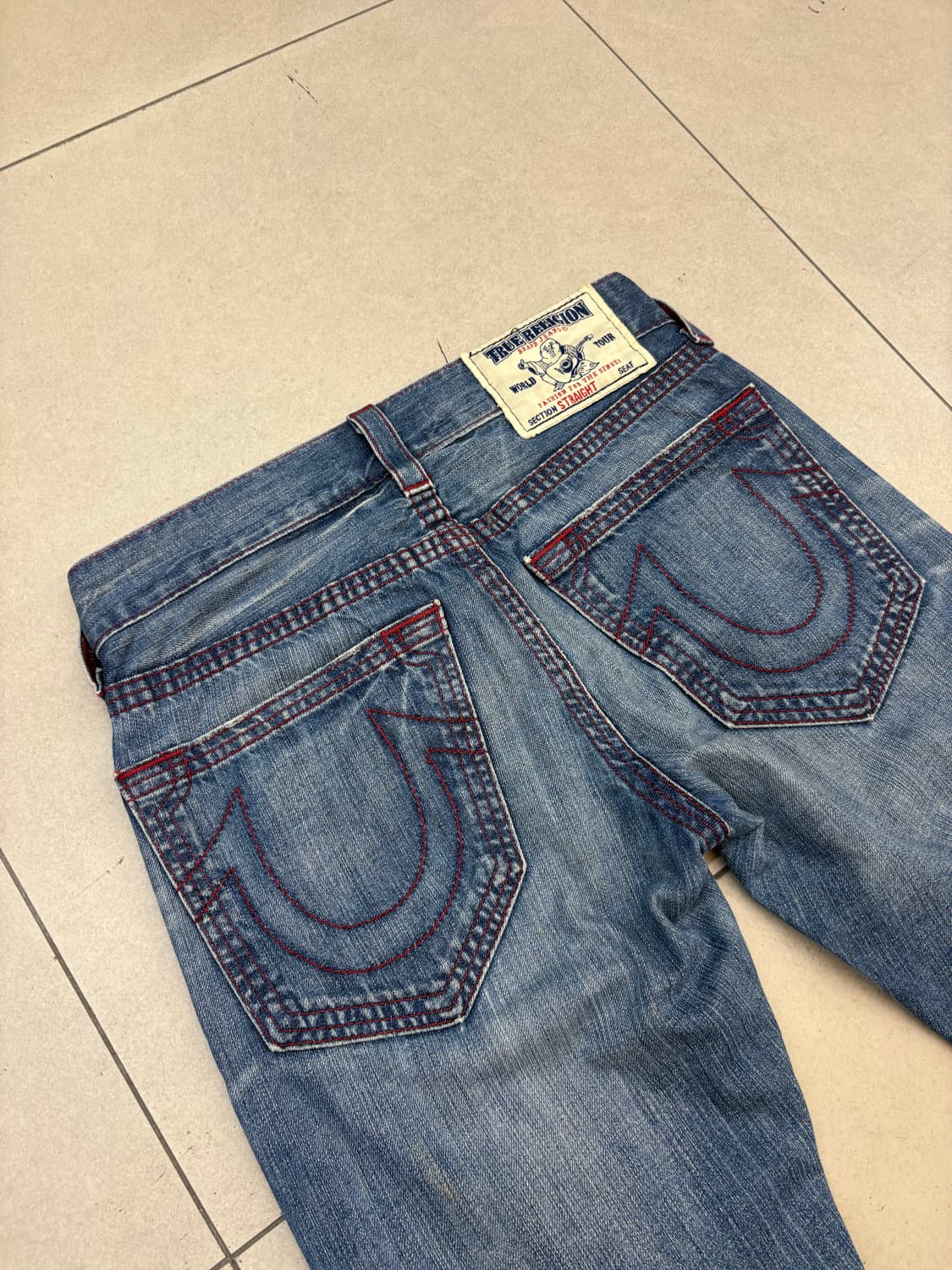 트루릴리전 월드투어 스트레이트 데님 상품이미지3