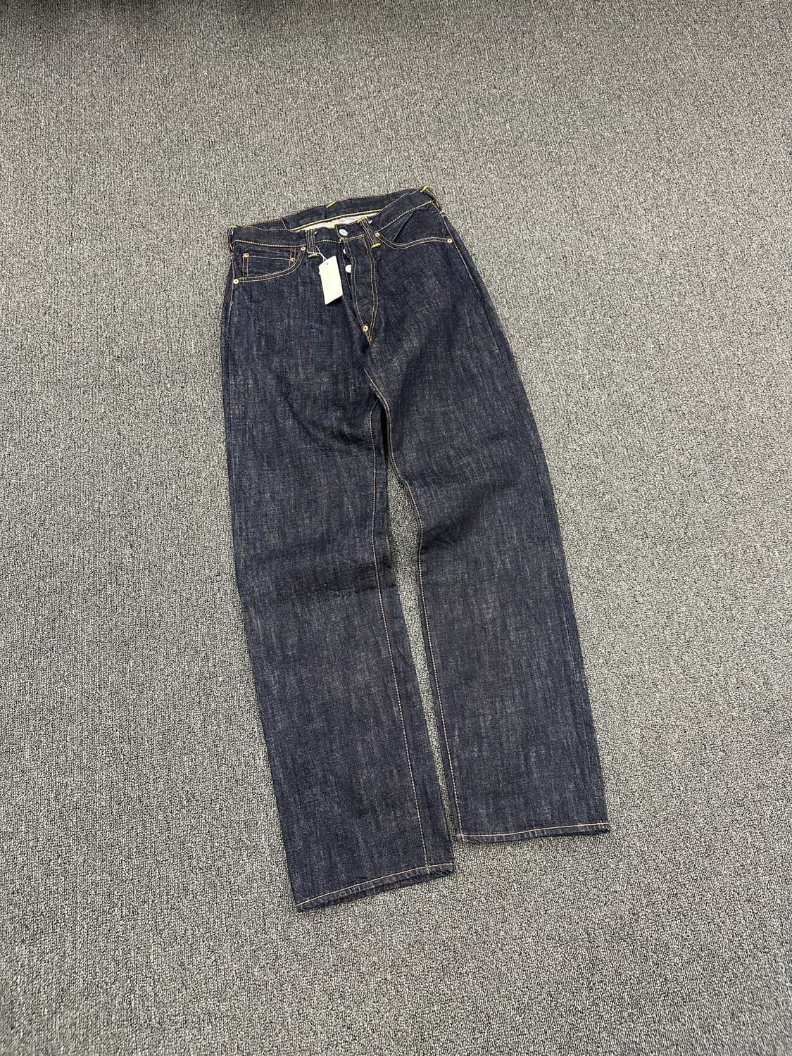 30) evisu x prohibit 셀비지 흑청 데님팬츠 상품이미지6