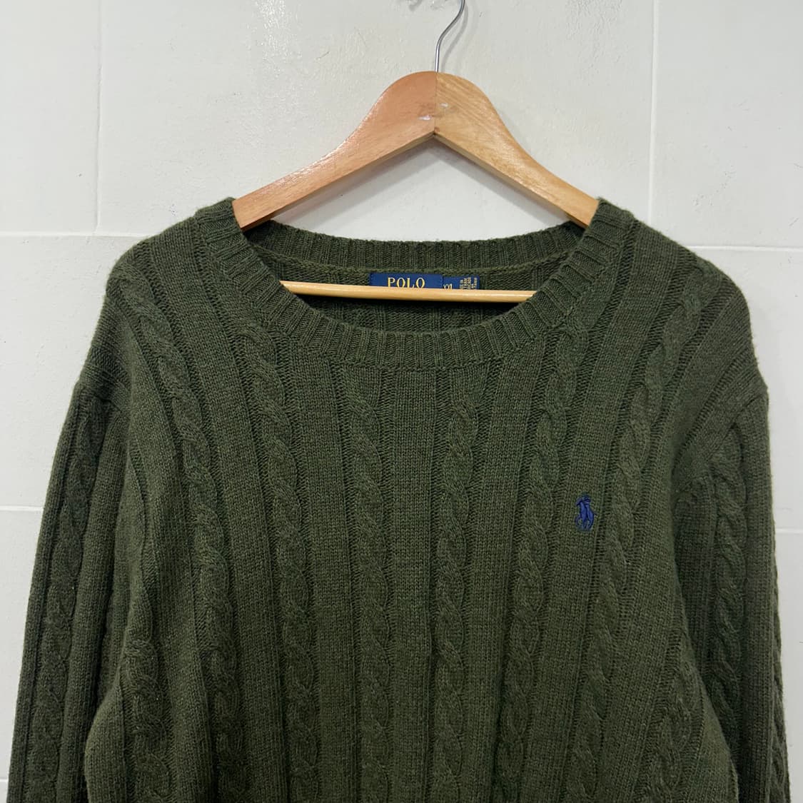 폴로 랄포로렌 꽈배기니트 상품이미지2