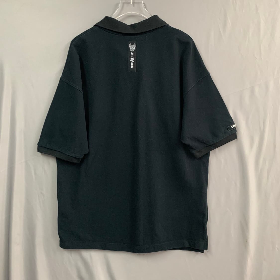 L 라이프워크 실리콘 라독 패치 오버핏 PK 반팔 카라티 상품이미지2